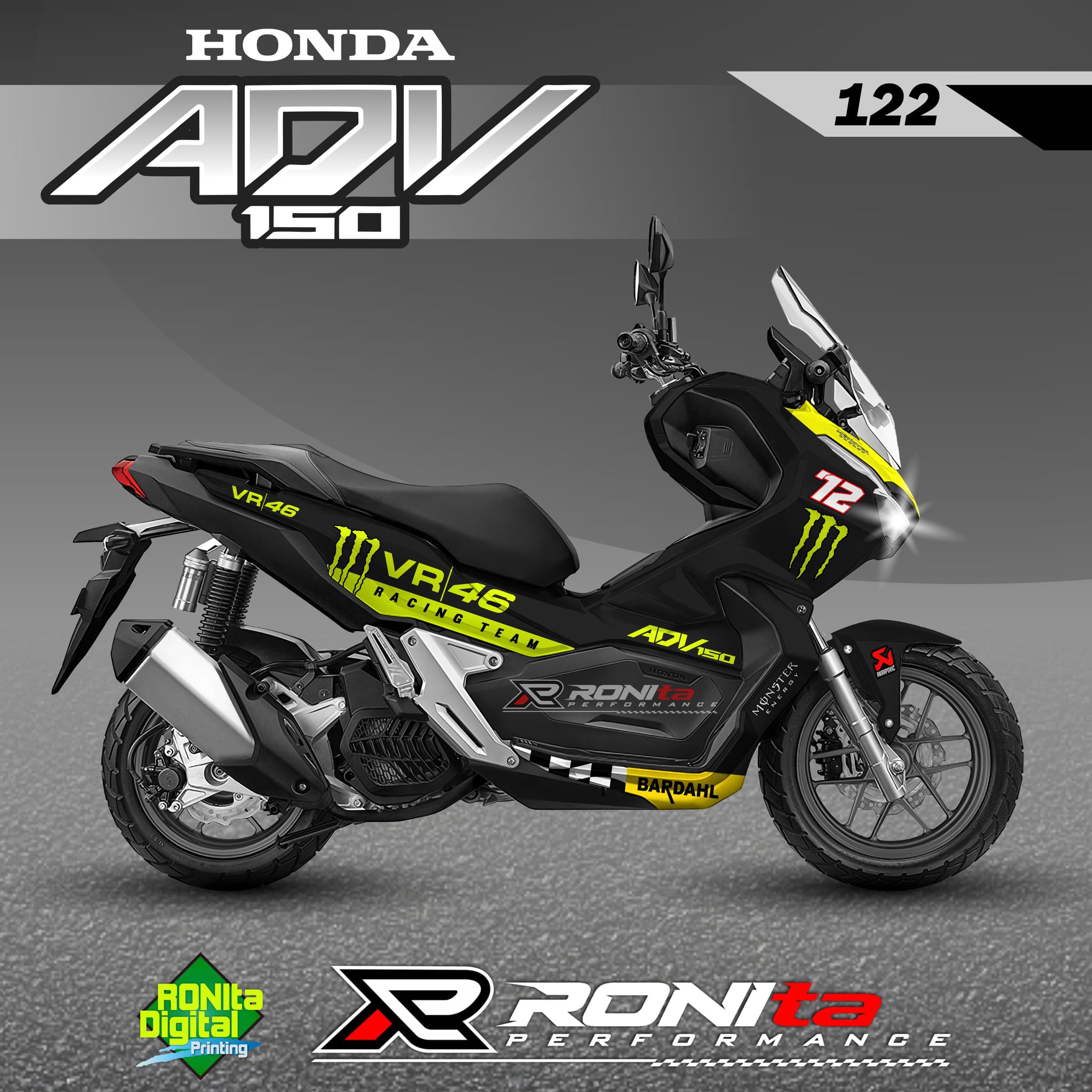 Decal Fullbody Honda ADV150