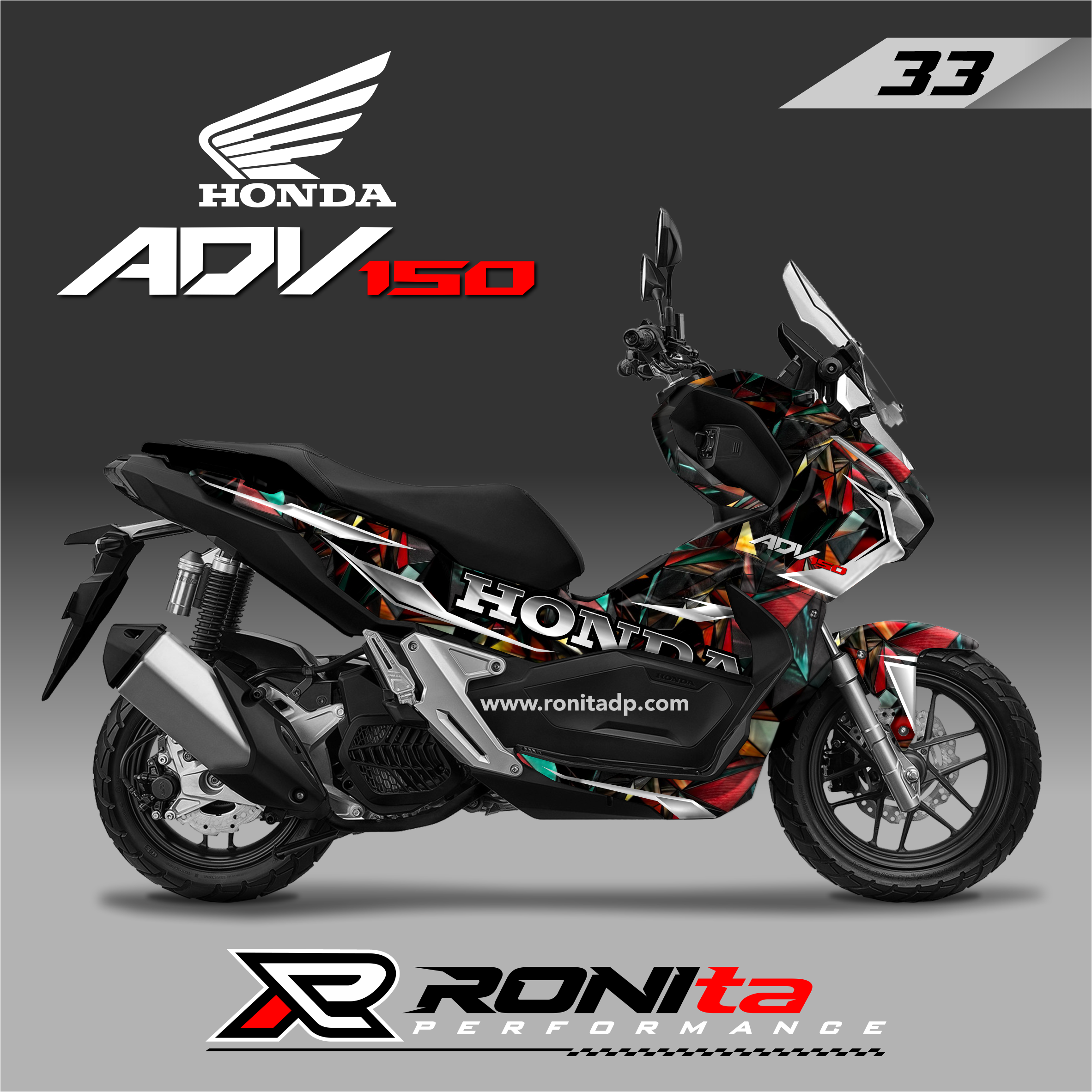 Decal Fullbody Honda ADV150