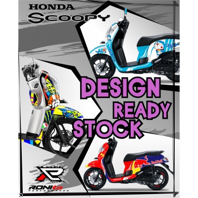 Decal Fullbody Honda Scoopy