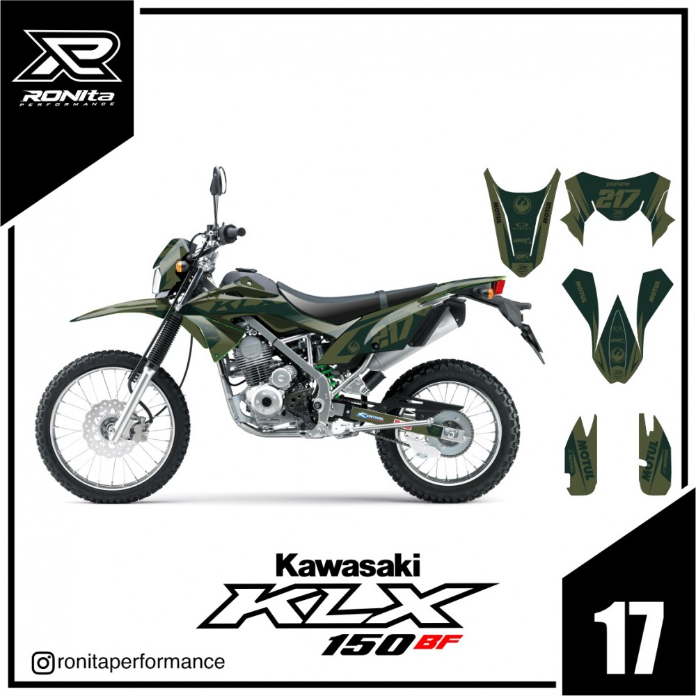 Decal 400 Micron Kawasaki KLX  150  BF 