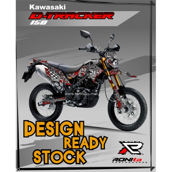 Decal Fullbody Kawasaki D-Tracker 150
