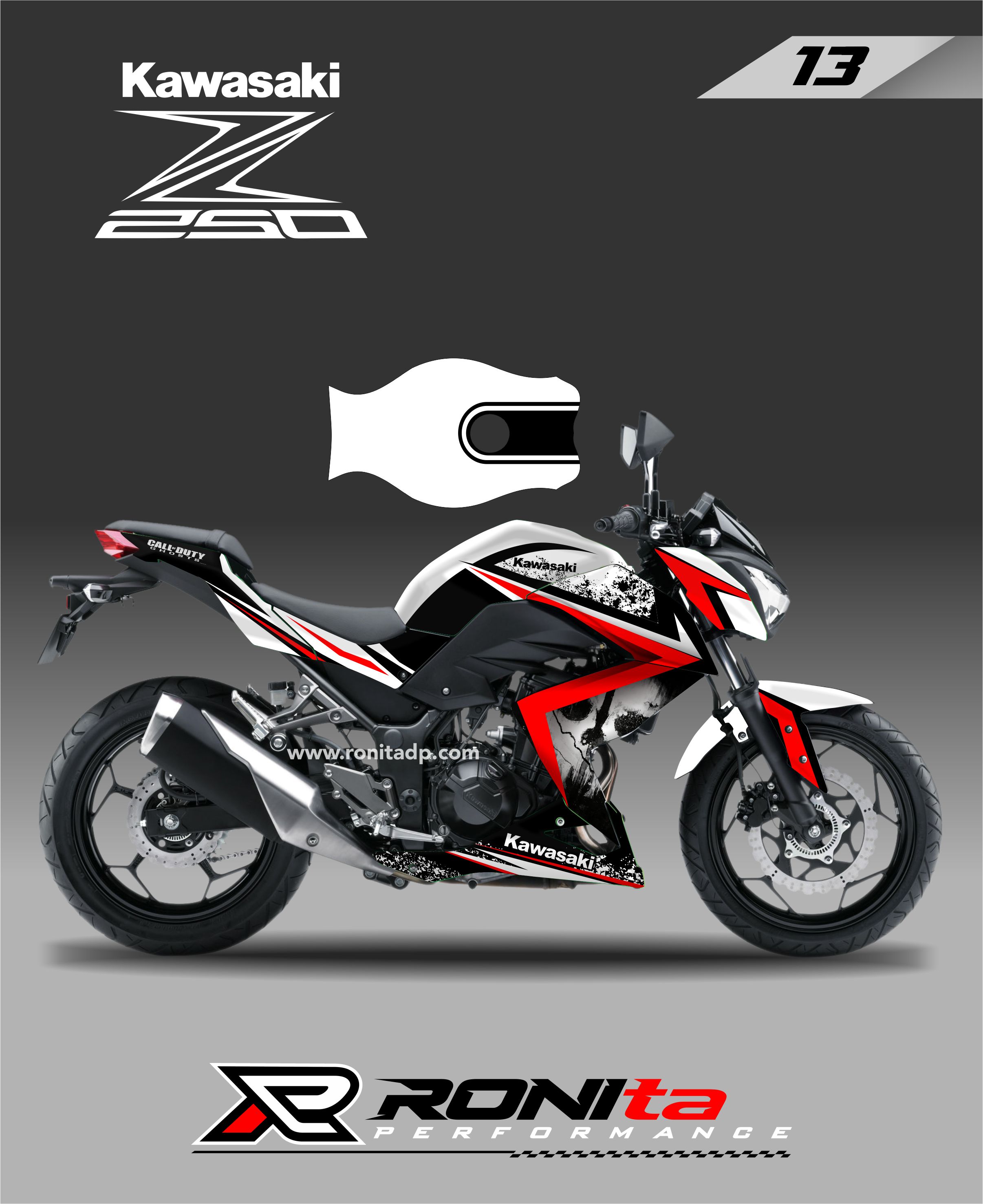 Decal Fullbody Kawasaki Z250