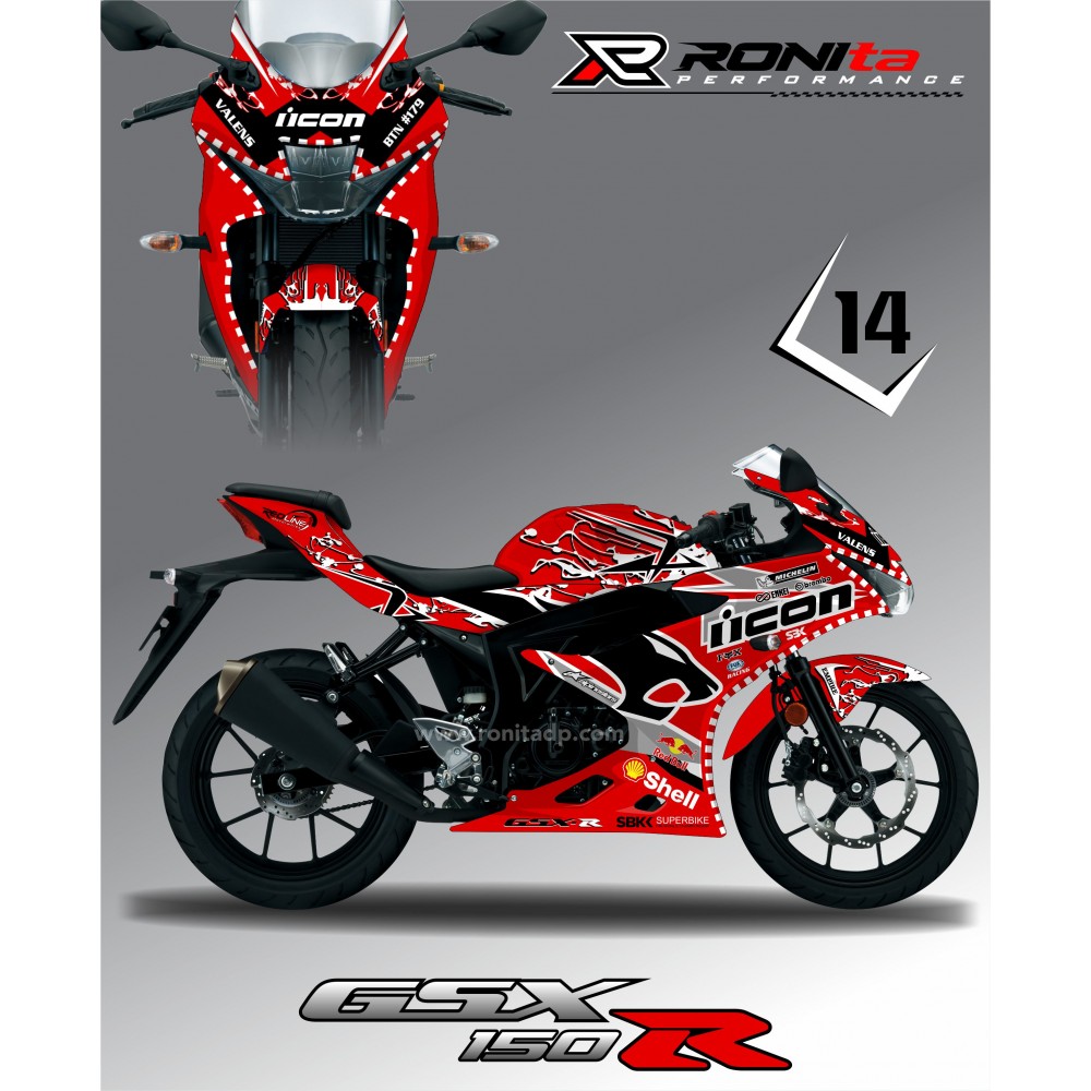 gsx r150 decal