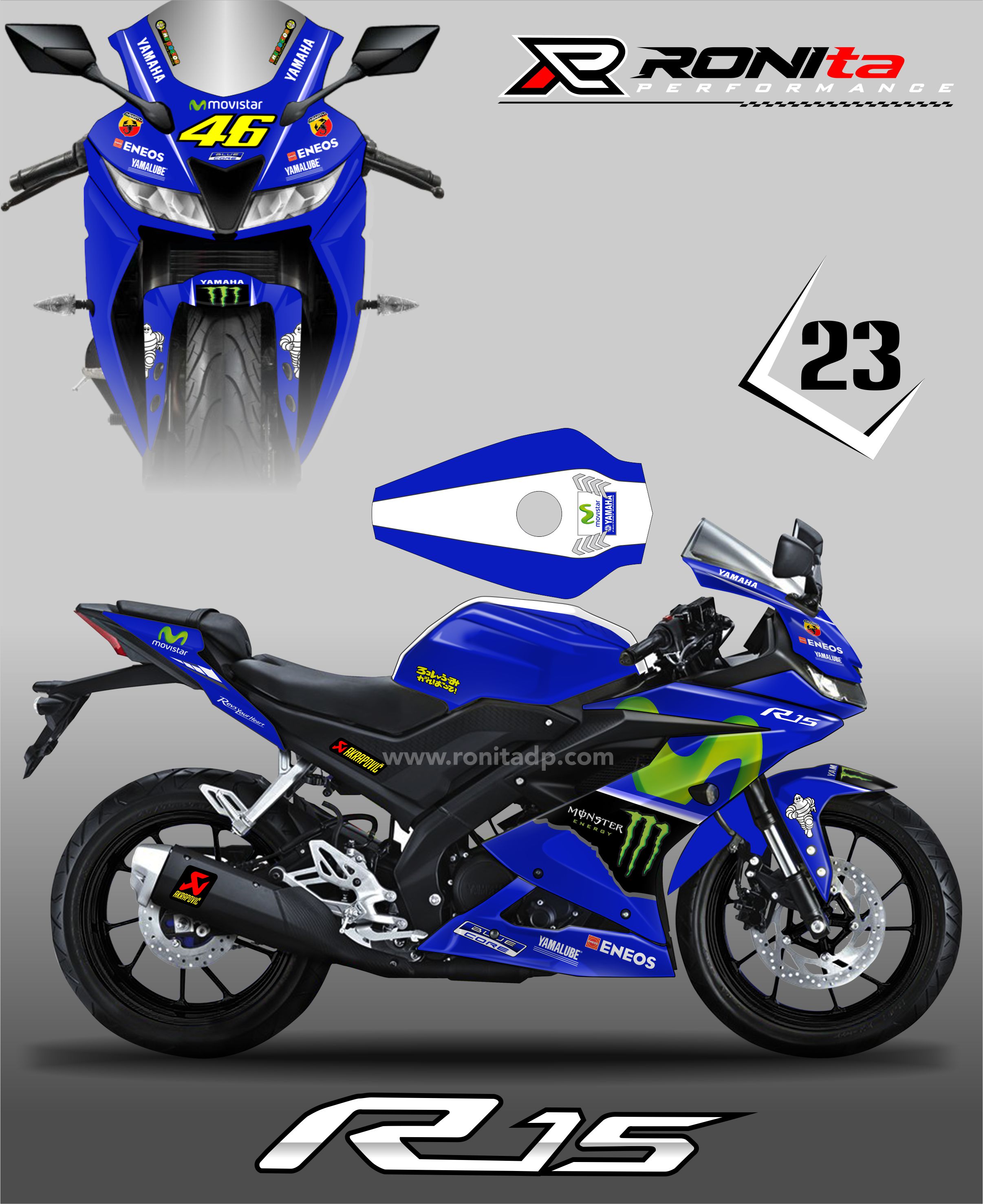 Emblem R 15 Decal Fullbody