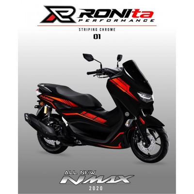 Striping Chrome Yamaha All New NMAX 155